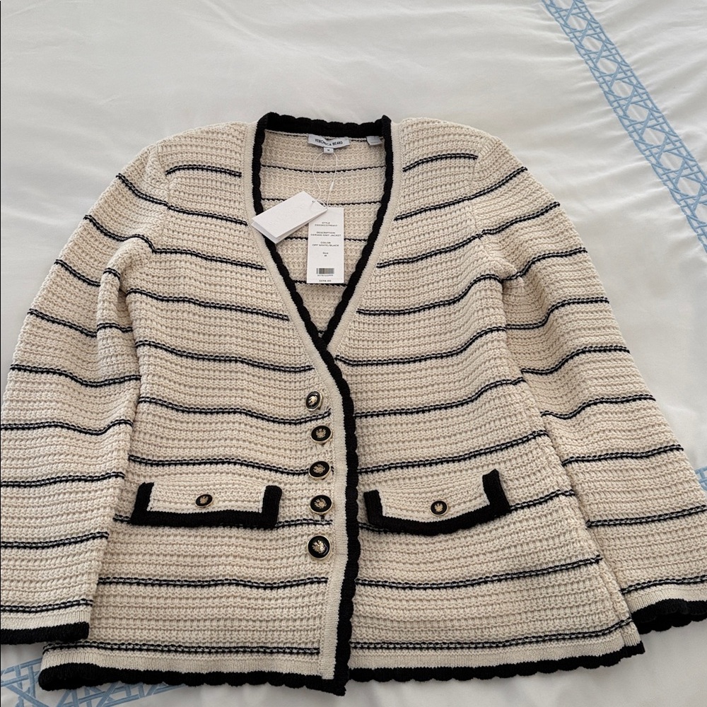 NWT Veronica Beard Ceriani Knit Jacket - Picture 2 of 5